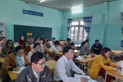 Trường TH Hành Dũng đã tiến hành tập huấn “Tăng cường Tiếng Việt cho học sinh vùng dân tộc thiểu số thông qua tiết học thư viện”